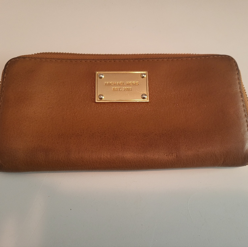 Michael Kors Brown Leather Wallet